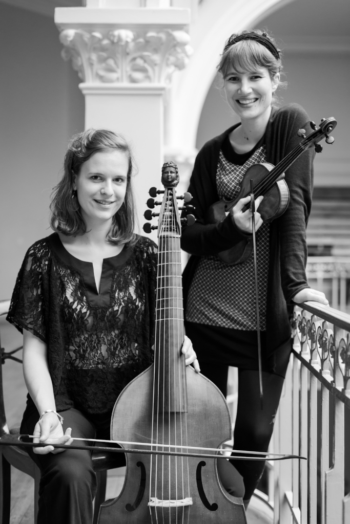 Le Duo Coloquintes (Mathilde Vialle, viole de gambe - Alice Julien-Laferrière, violon baroque) © Diego Salamanca