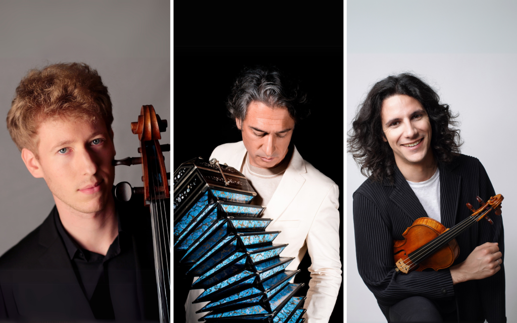 Adrien Bellom (© Natacha Colmez), Juanjo Mosalini et Stanislas Gosset (© Bernard Martinez)