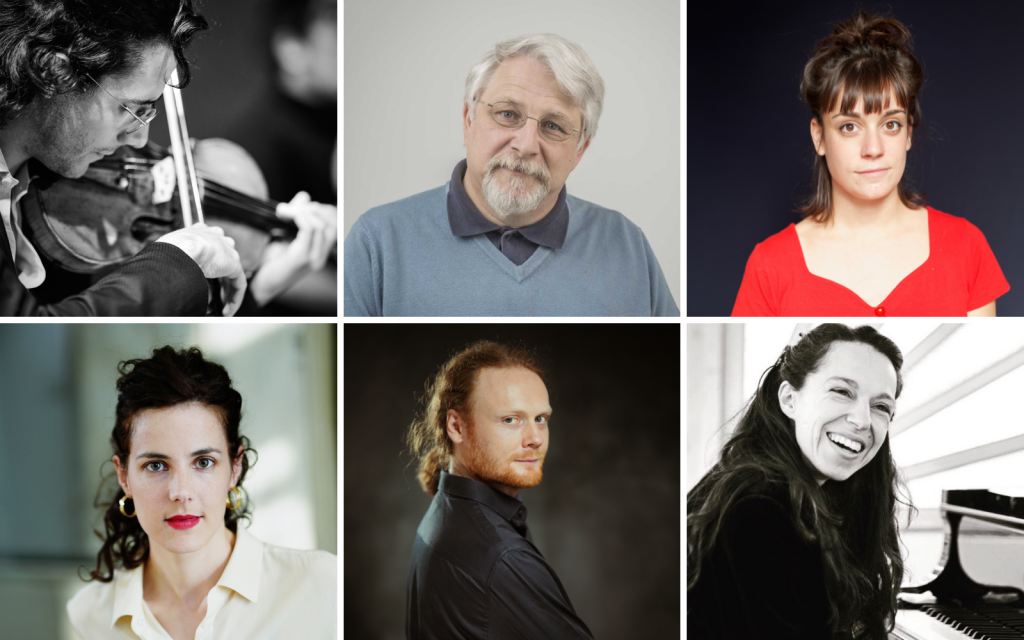 Stanislas Gosset (© Kaupo Kikkas), Jacques Tchamkerten (© Pedro  Neto), Yoanna Marilleaud (© Nicolas Guillemot), Zoé Gosset (© Olivier Allard), Johann Vacher (© Augustin Laudet) et Sophie Partouche